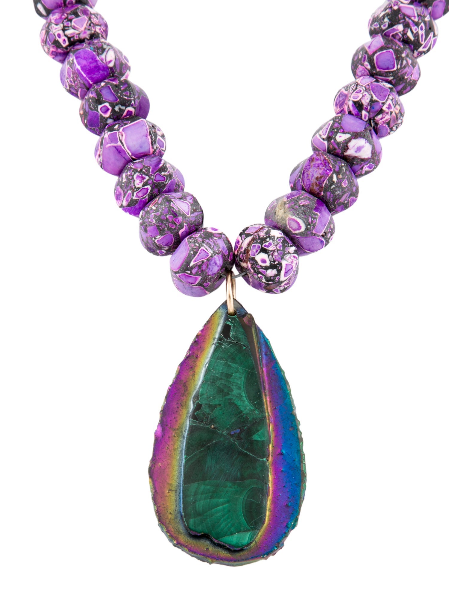 Devon Leigh Multistone Pendant Necklace