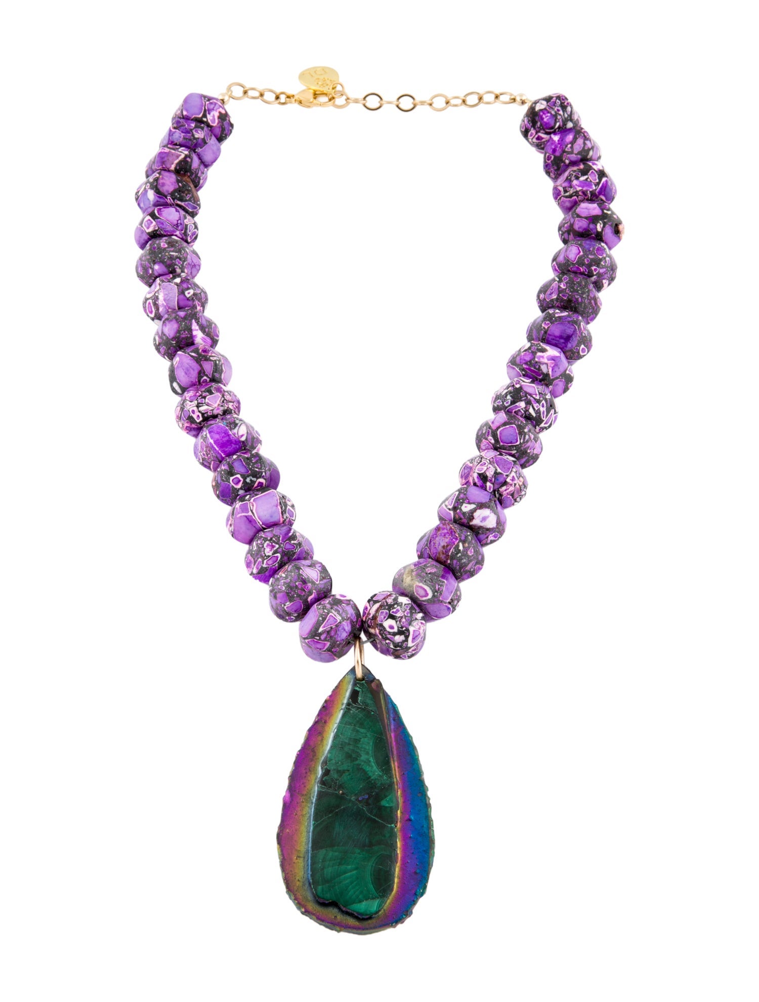 Devon Leigh Multistone Pendant Necklace