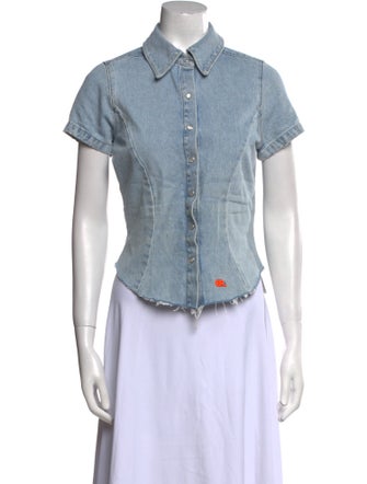 Levi's x ERL Short Sleeve Button-Up Top