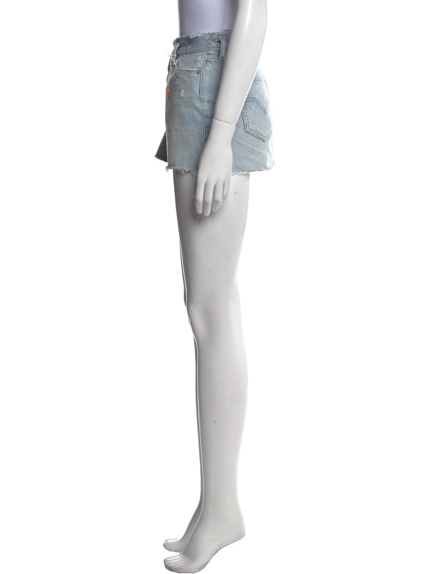 Levi's x ERL Distressed Accents Mini Skirt w/ Tags