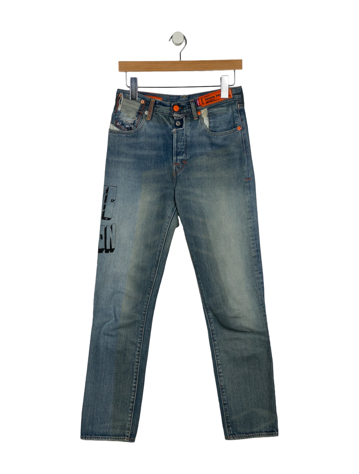 Levi's x HERON PRESTON Mid-Rise Straight Leg Jeans