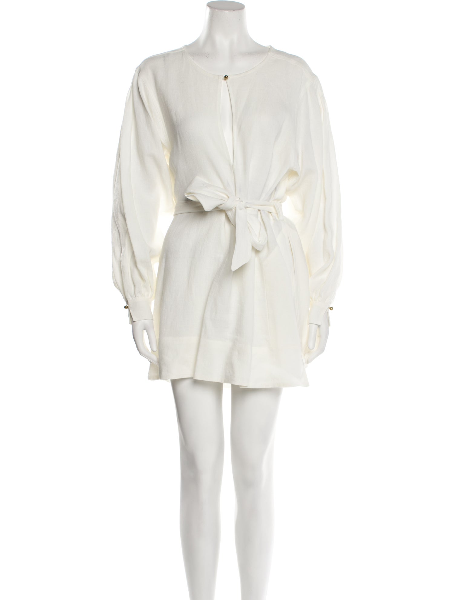 Le Kasha Linen Mini Dress