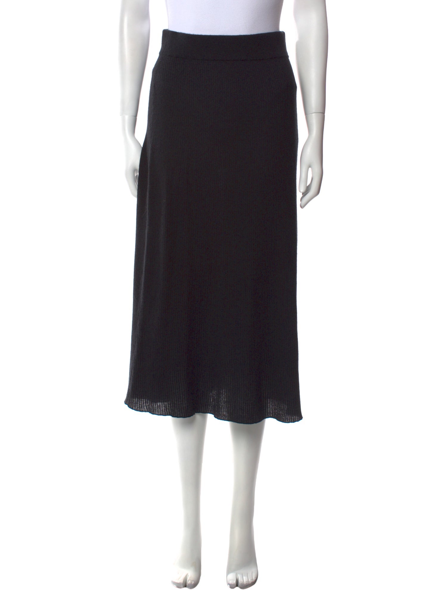 Le Kasha Cashmere Midi Length Skirt