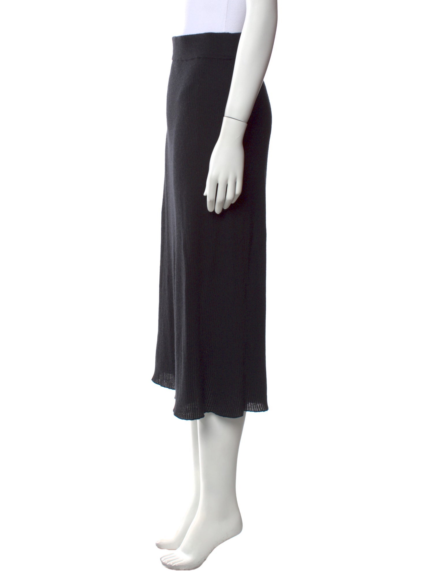 Le Kasha Cashmere Midi Length Skirt