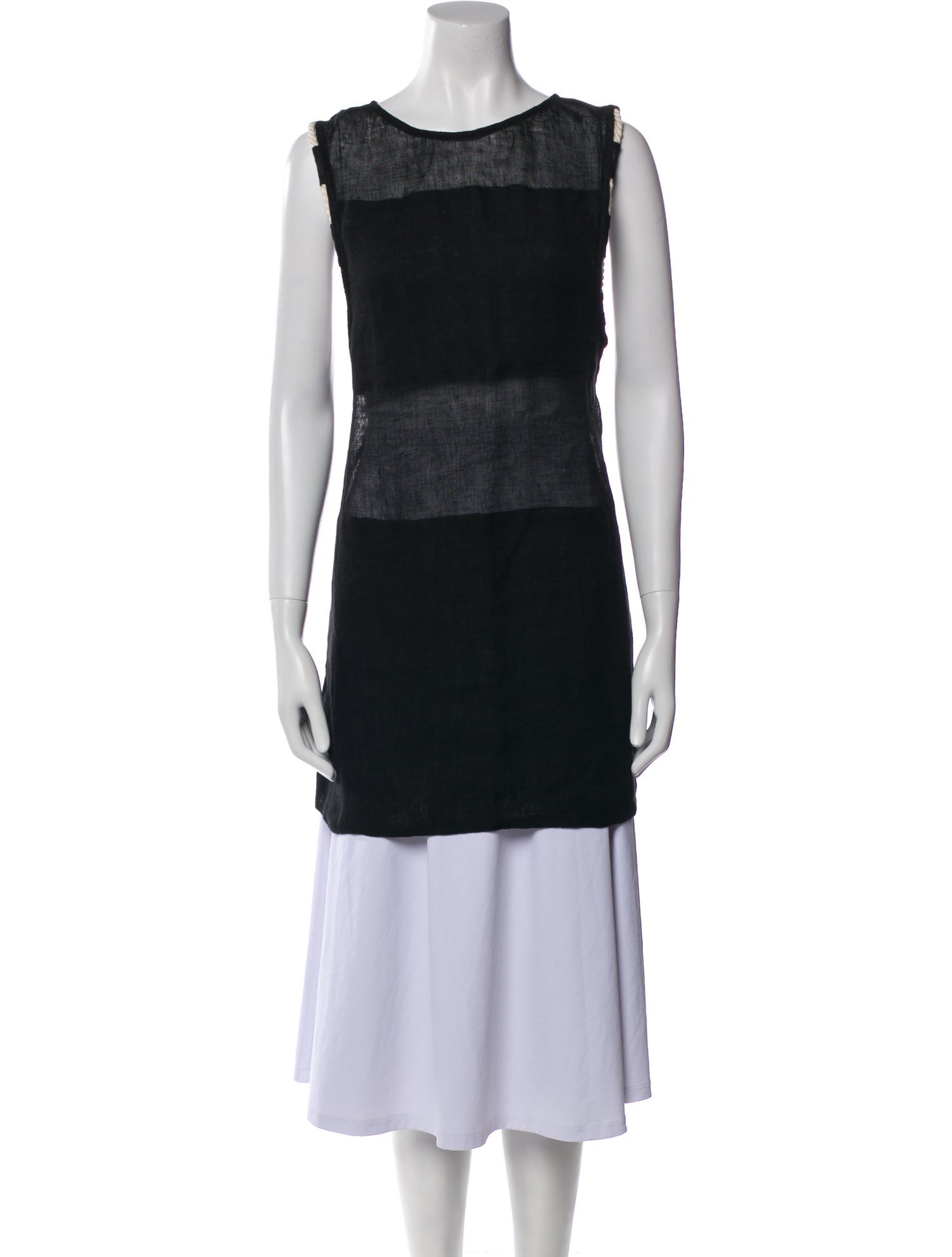 Le Kasha Linen Mini Dress