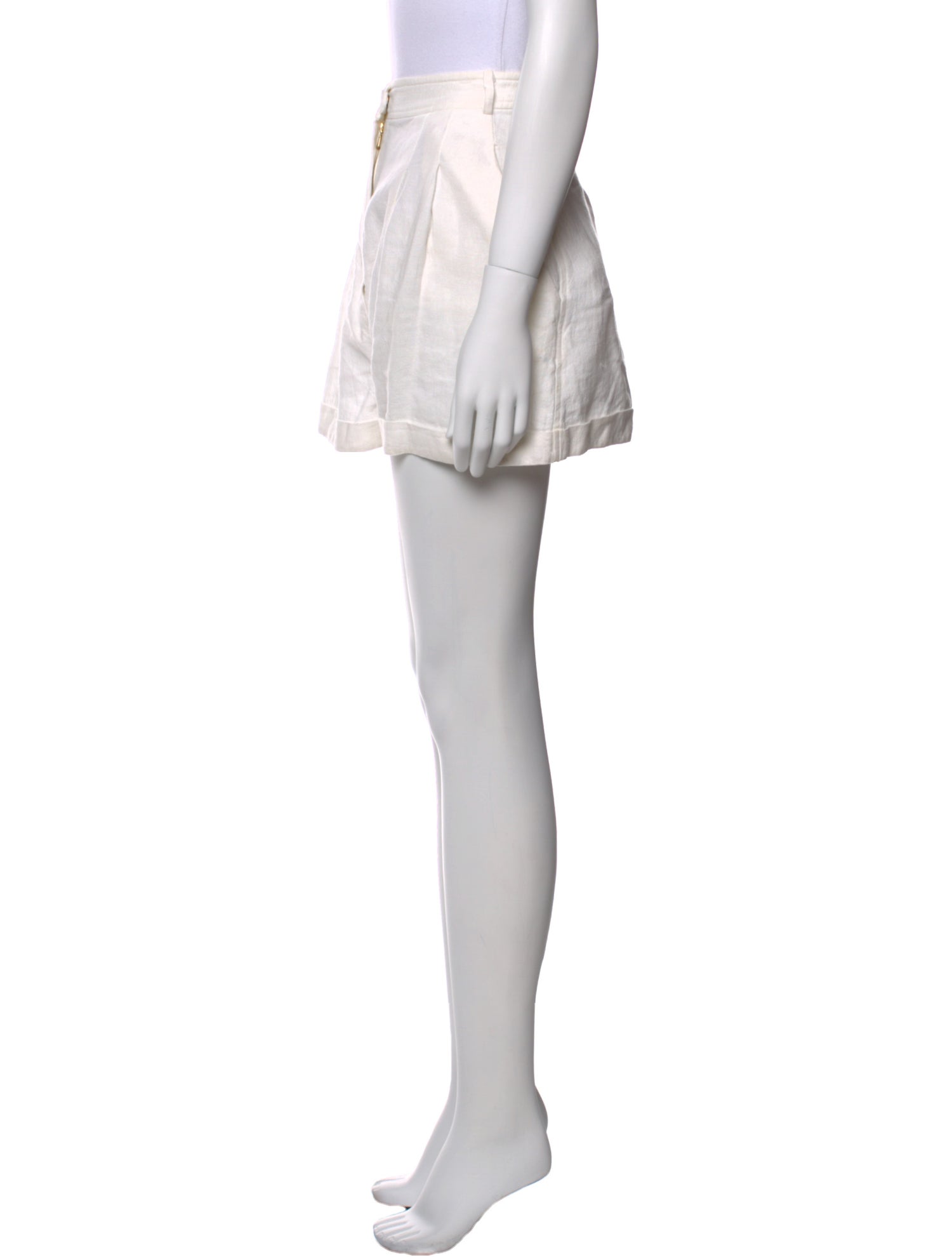 Le Kasha Linen Mini Shorts