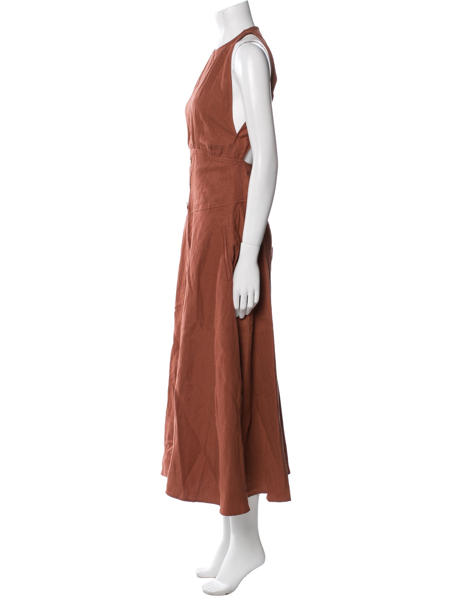 Le Kasha Linen Long Dress