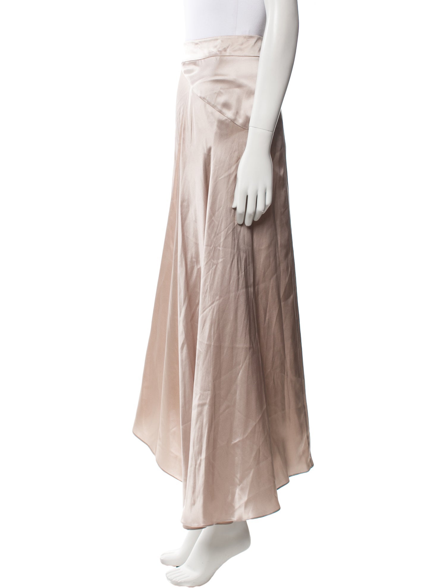 Le Kasha Silk Midi Length Skirt