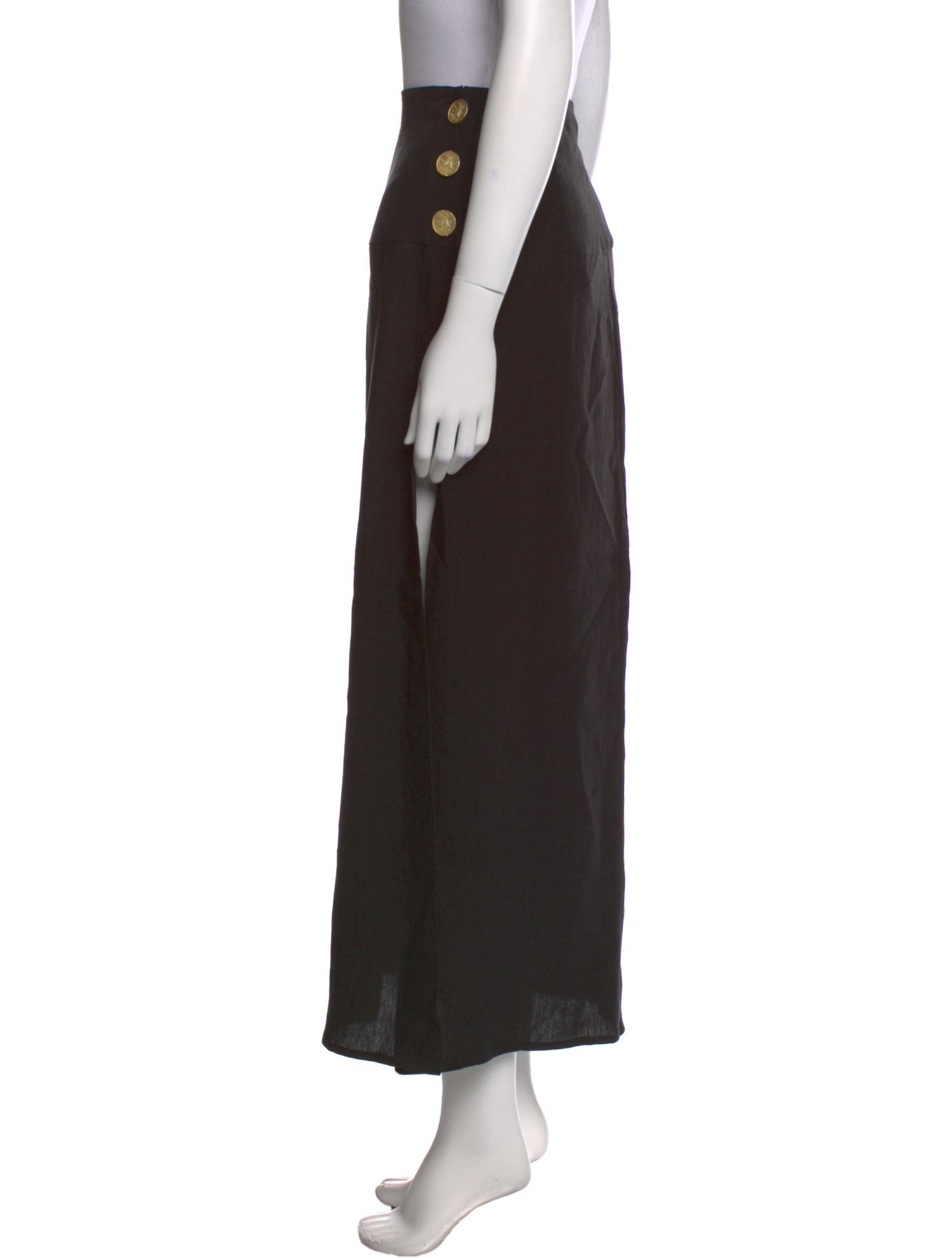 Le Kasha Linen Midi Length Skirt w/ Tags