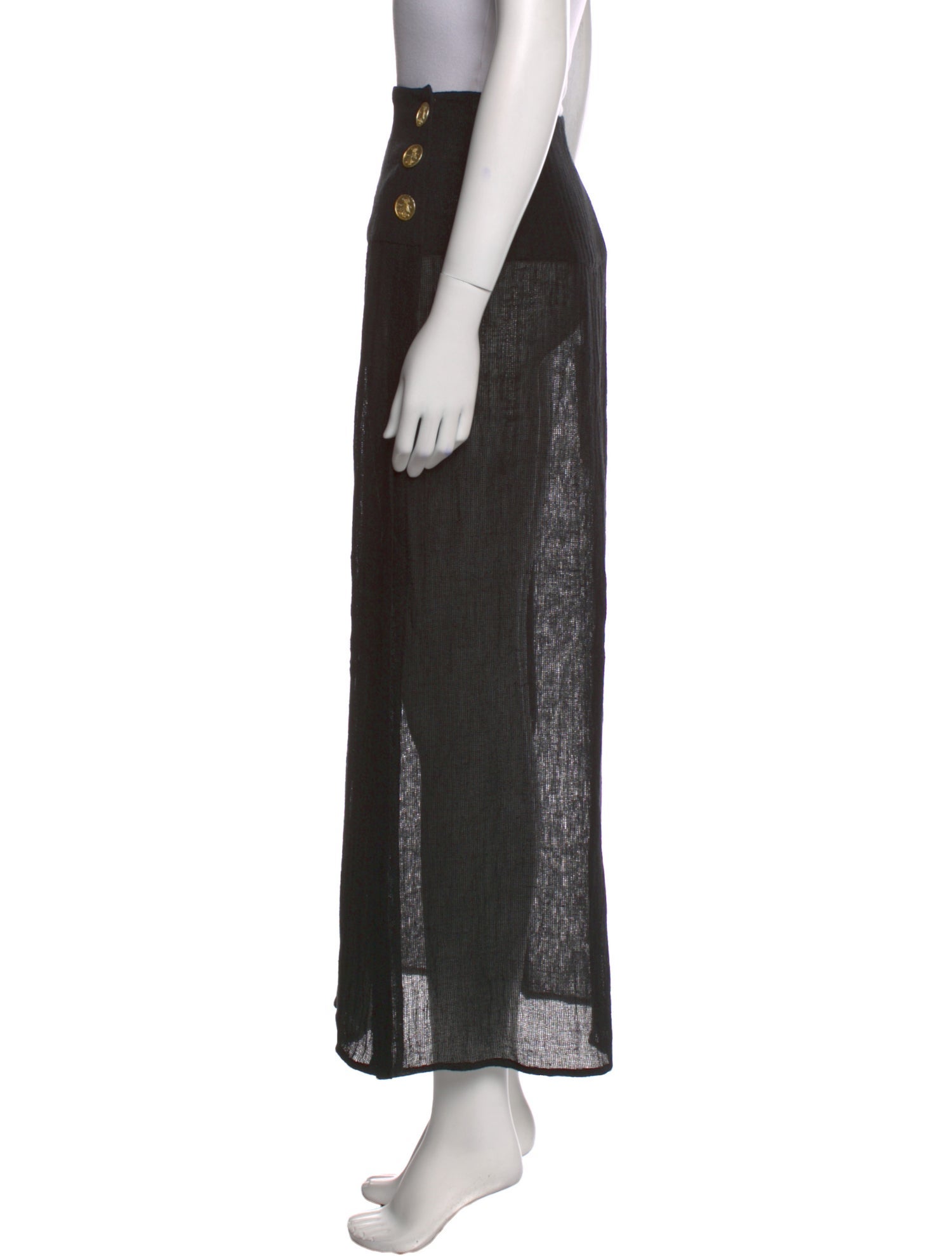 Le Kasha Linen Midi Length Skirt w/ Tags