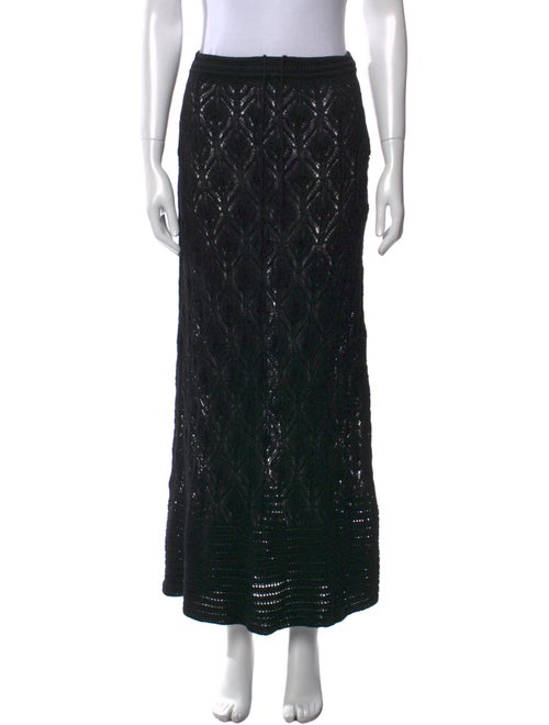 Le Kasha Linen Midi Length Skirt