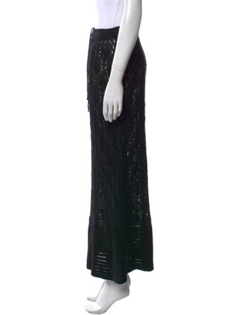 Le Kasha Linen Midi Length Skirt