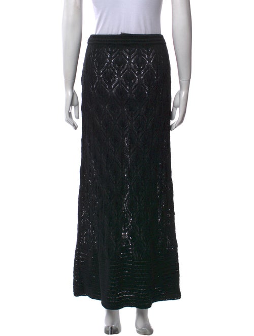 Le Kasha Linen Midi Length Skirt