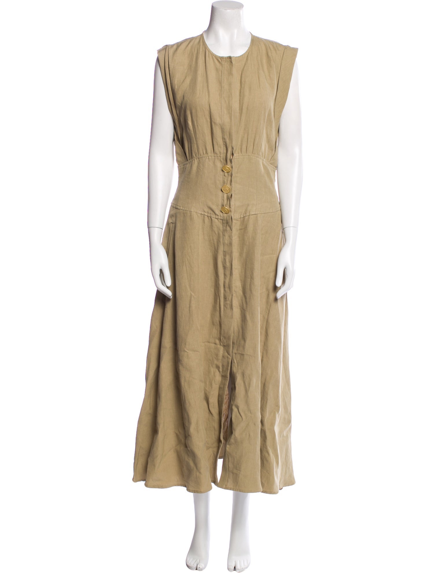 Le Kasha Linen Long Dress