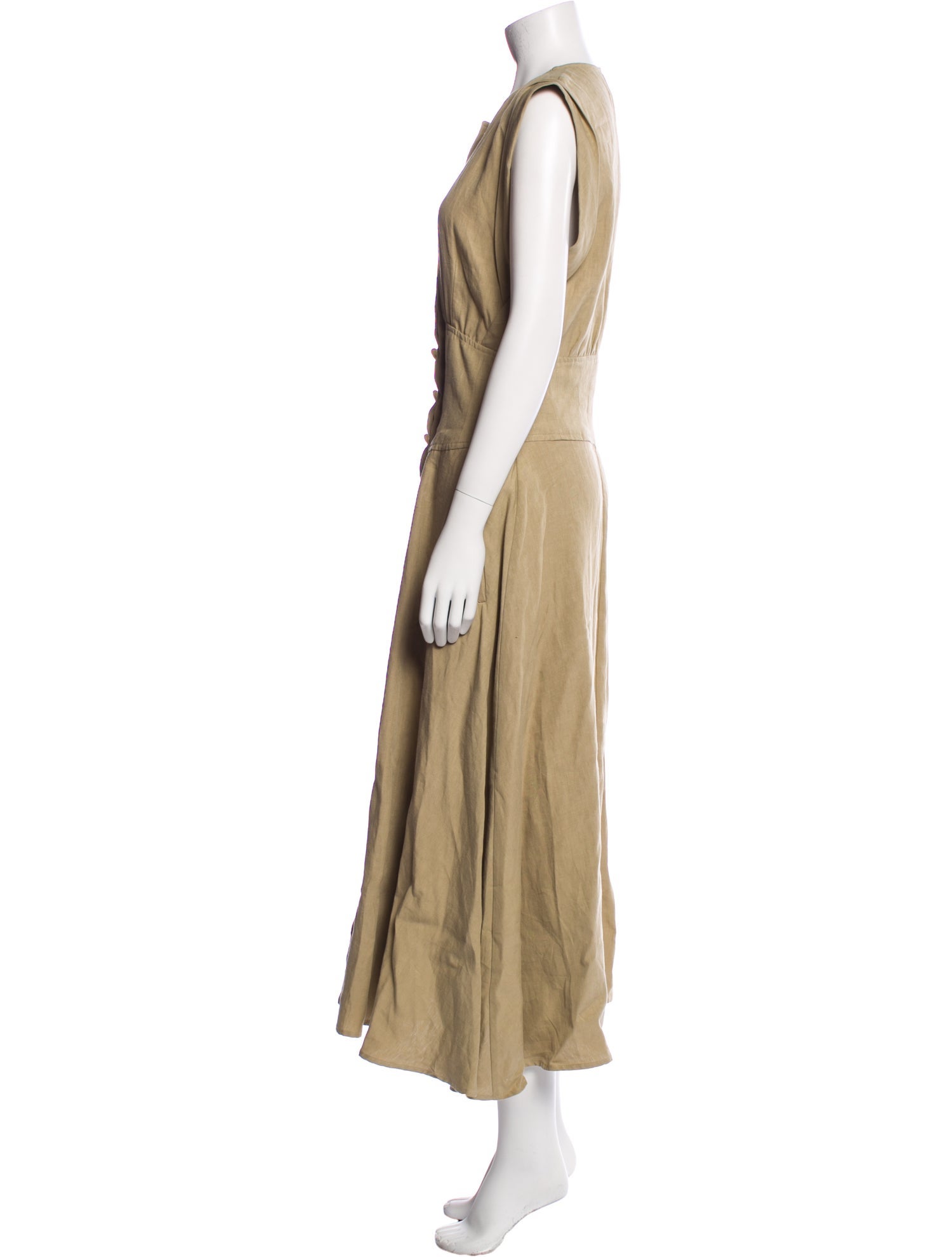 Le Kasha Linen Long Dress
