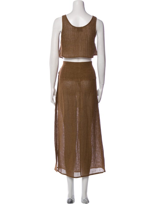 Le Kasha Linen Skirt Set