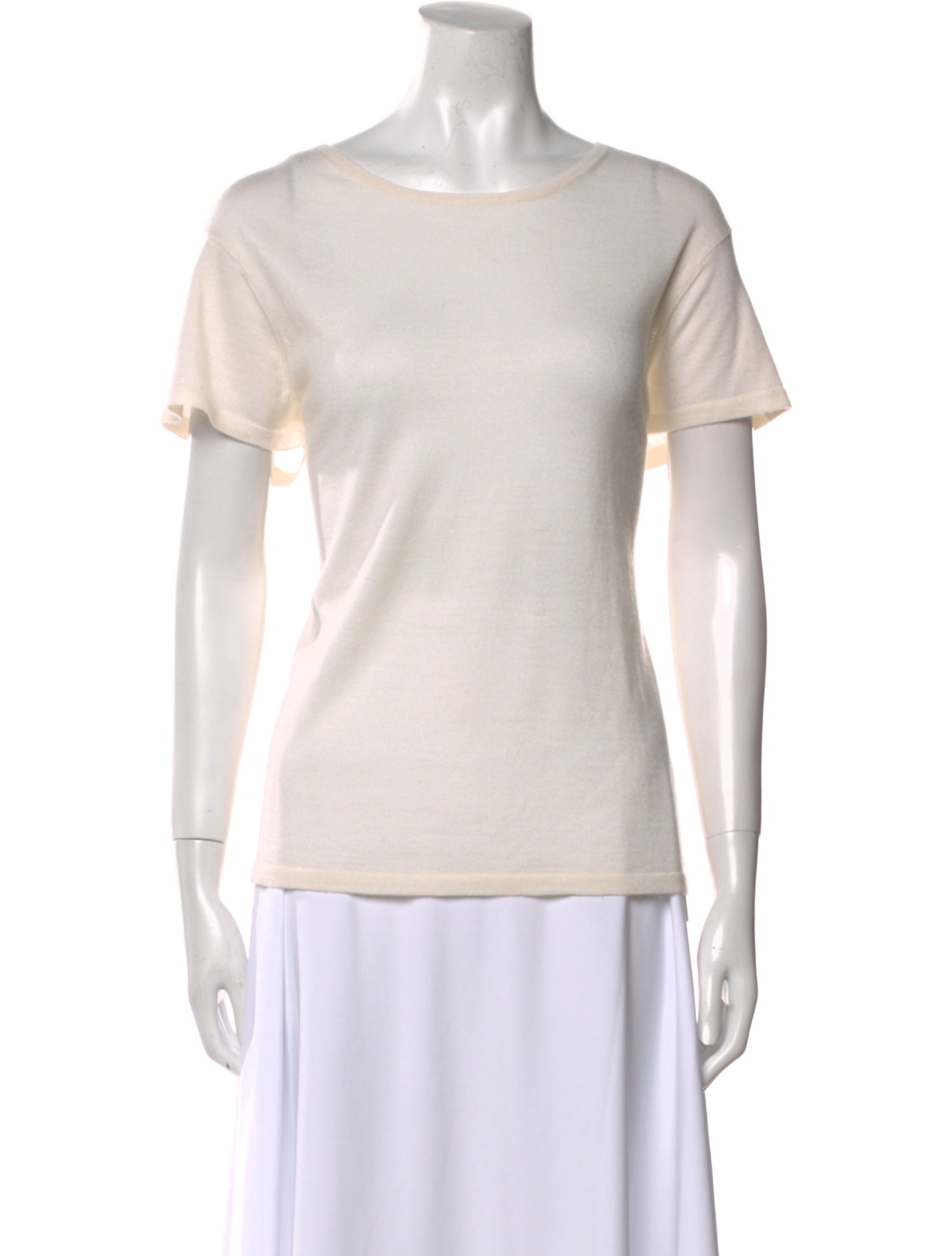 Le Kasha Cashmere Bateau Neckline T-Shirt