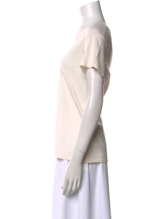 Le Kasha Cashmere Bateau Neckline T-Shirt