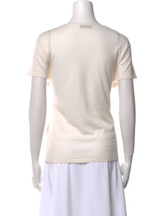 Le Kasha Cashmere Bateau Neckline T-Shirt