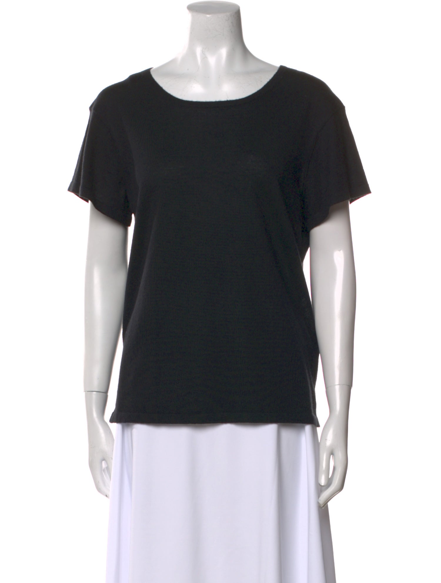Le Kasha Cashmere Scoop Neck T-Shirt