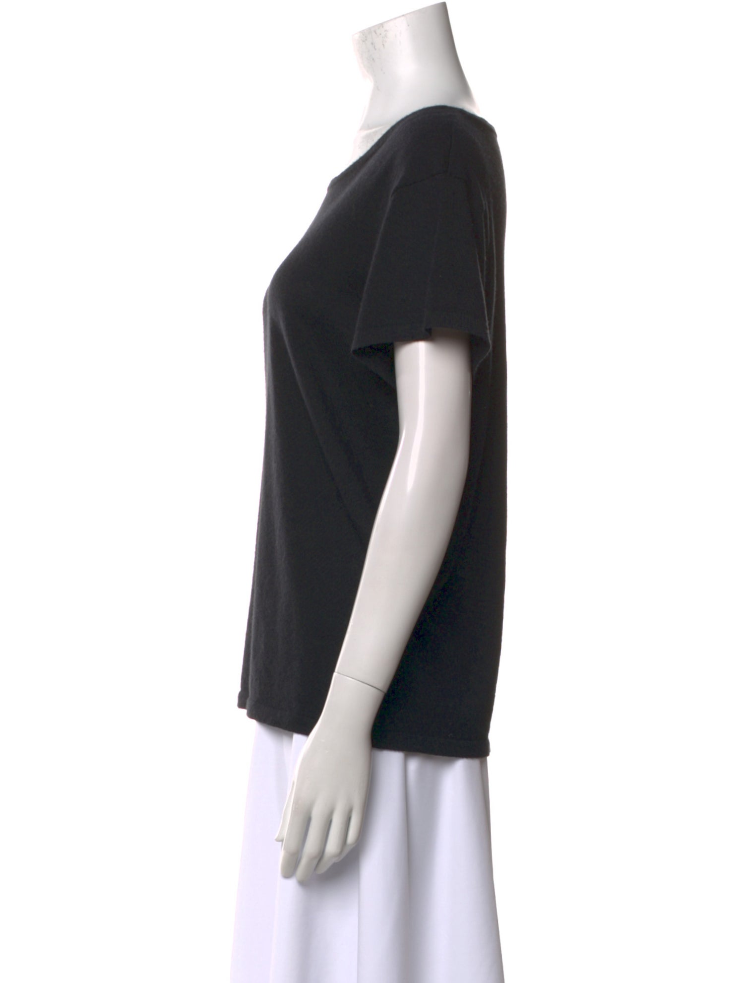 Le Kasha Cashmere Scoop Neck T-Shirt