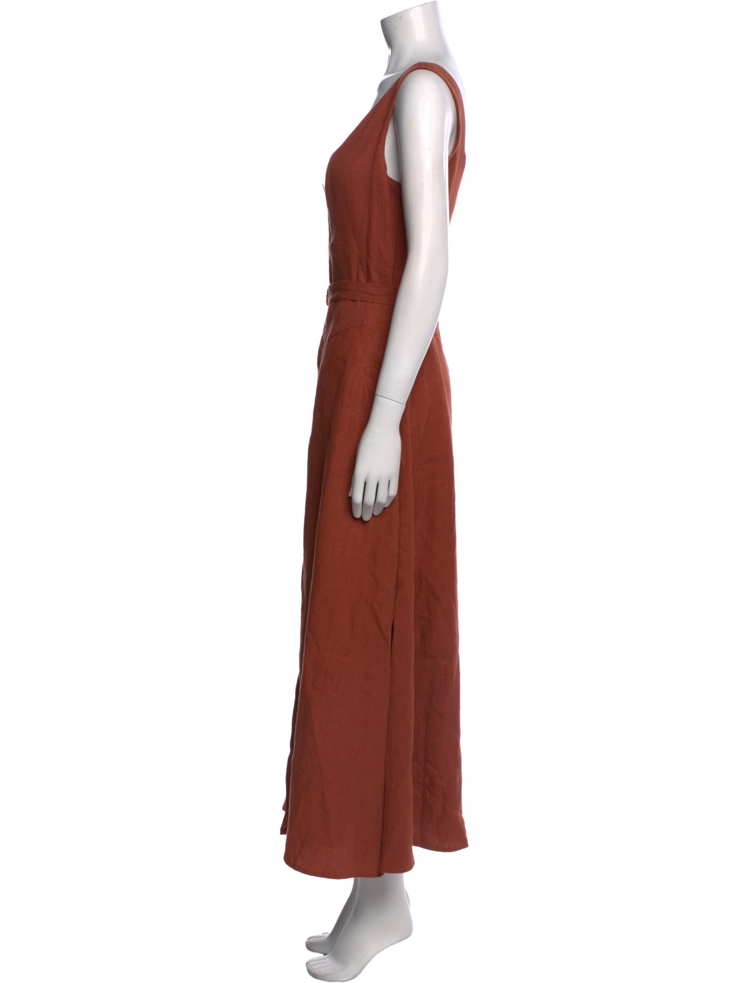 Le Kasha Linen Long Dress w/ Tags