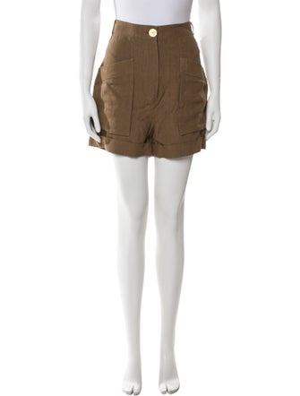 Le Kasha Linen Mini Shorts