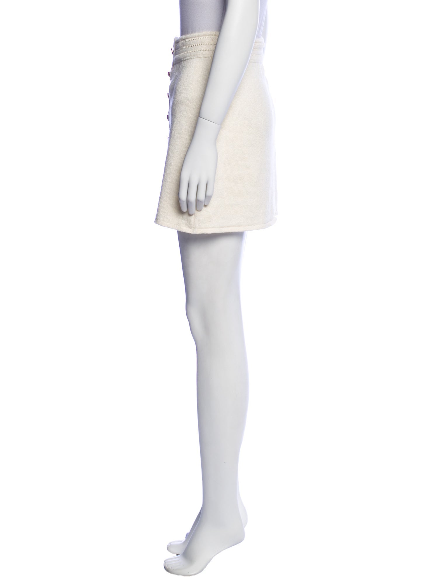 Le Kasha Linen Mini Skirt