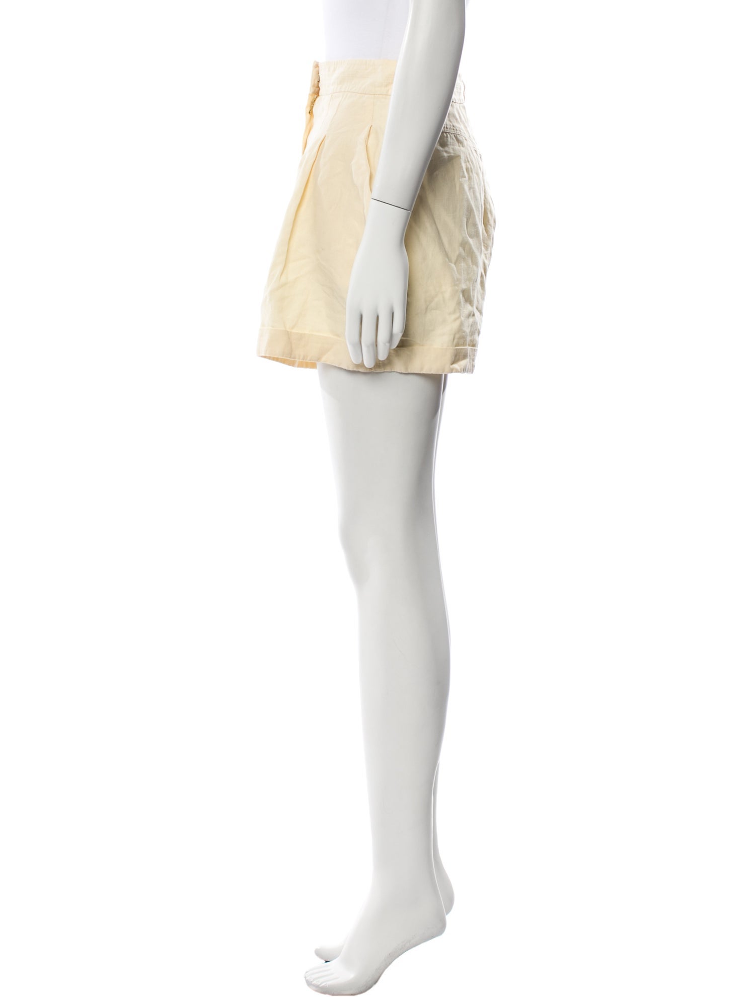 Le Kasha Linen Mini Shorts