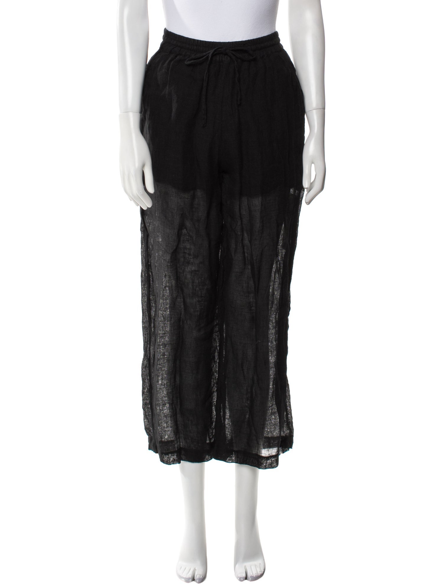 Le Kasha Linen Wide Leg Pants