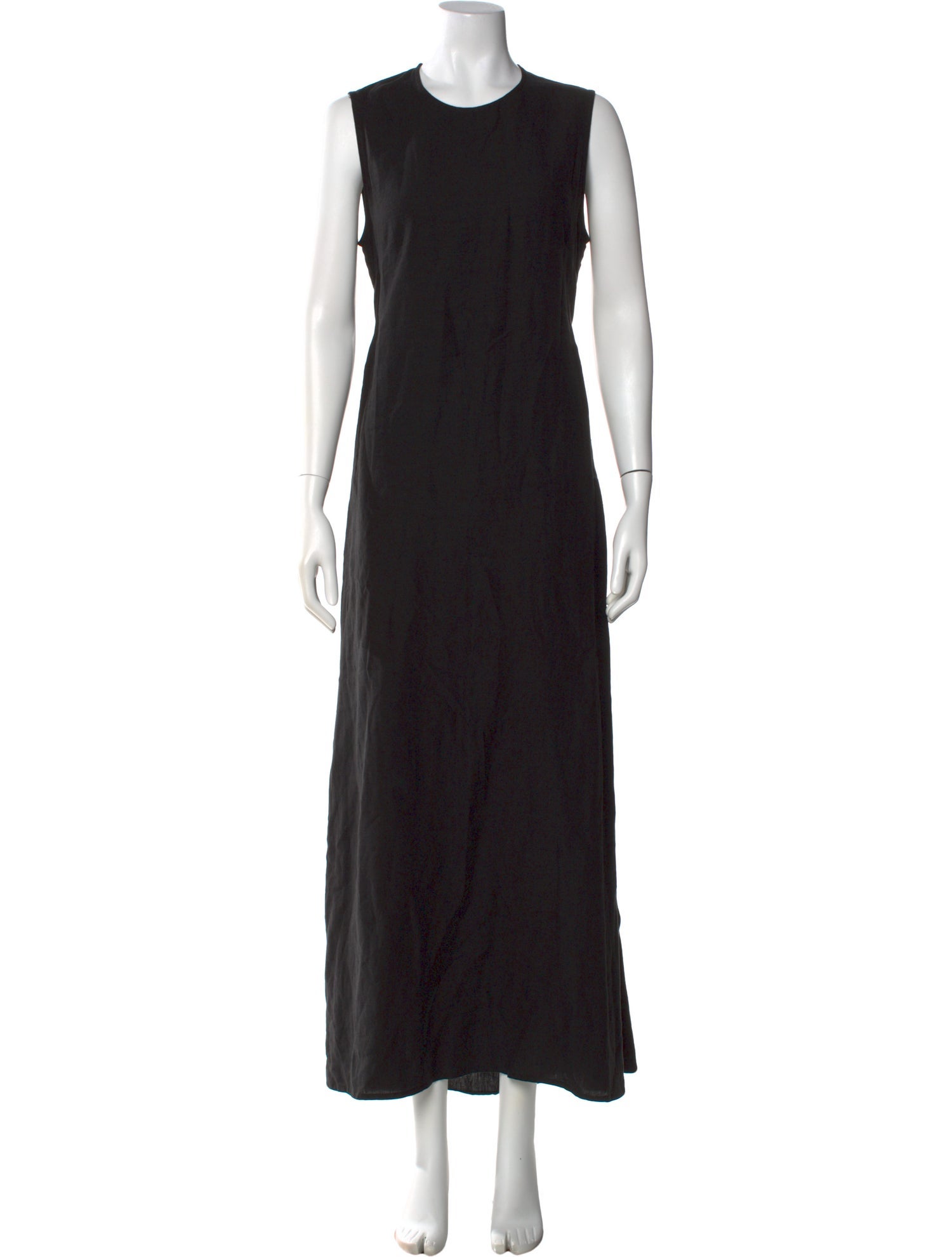 Le Kasha Crew Neck Long Dress