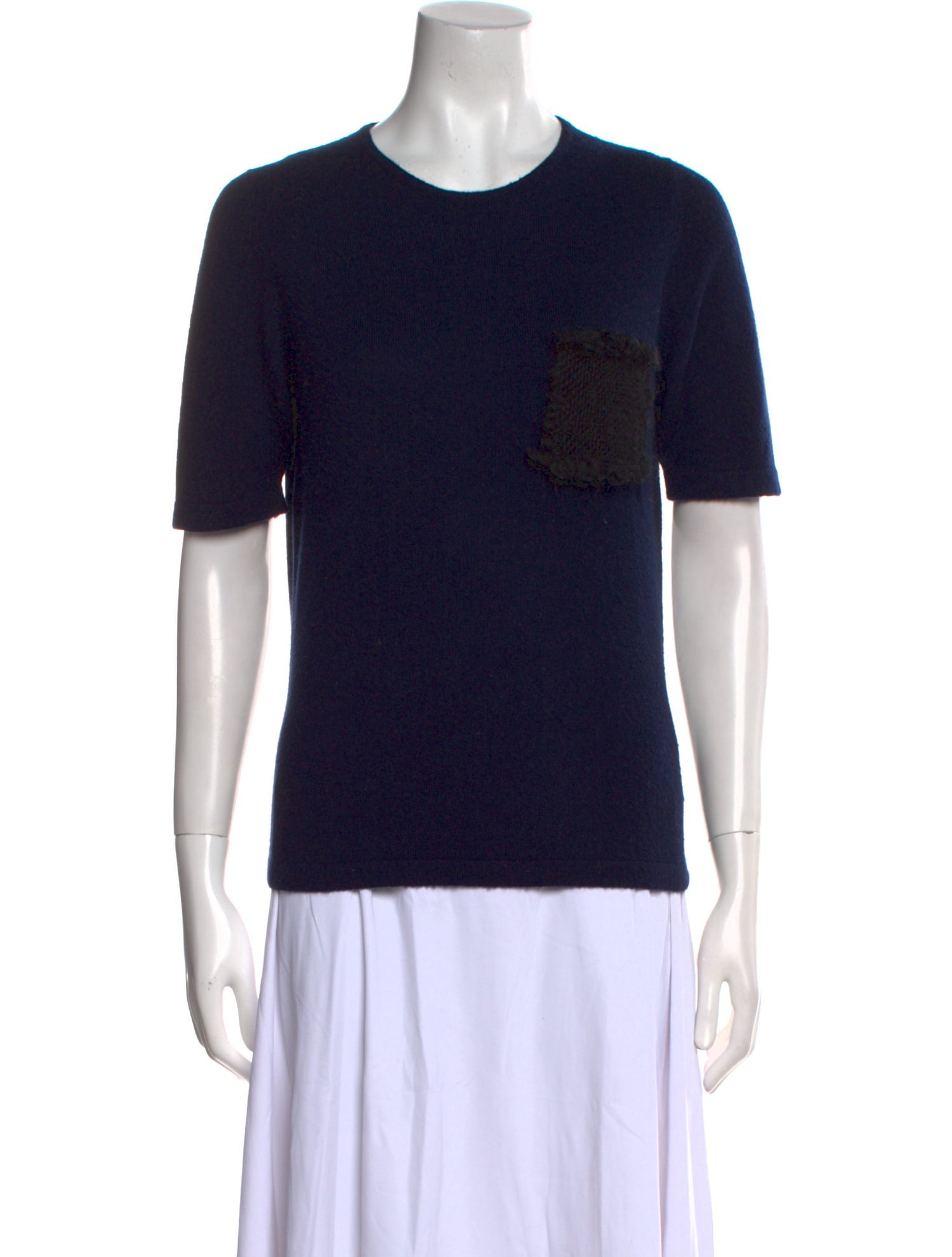 Le Kilt Cashmere Crew Neck T-Shirt