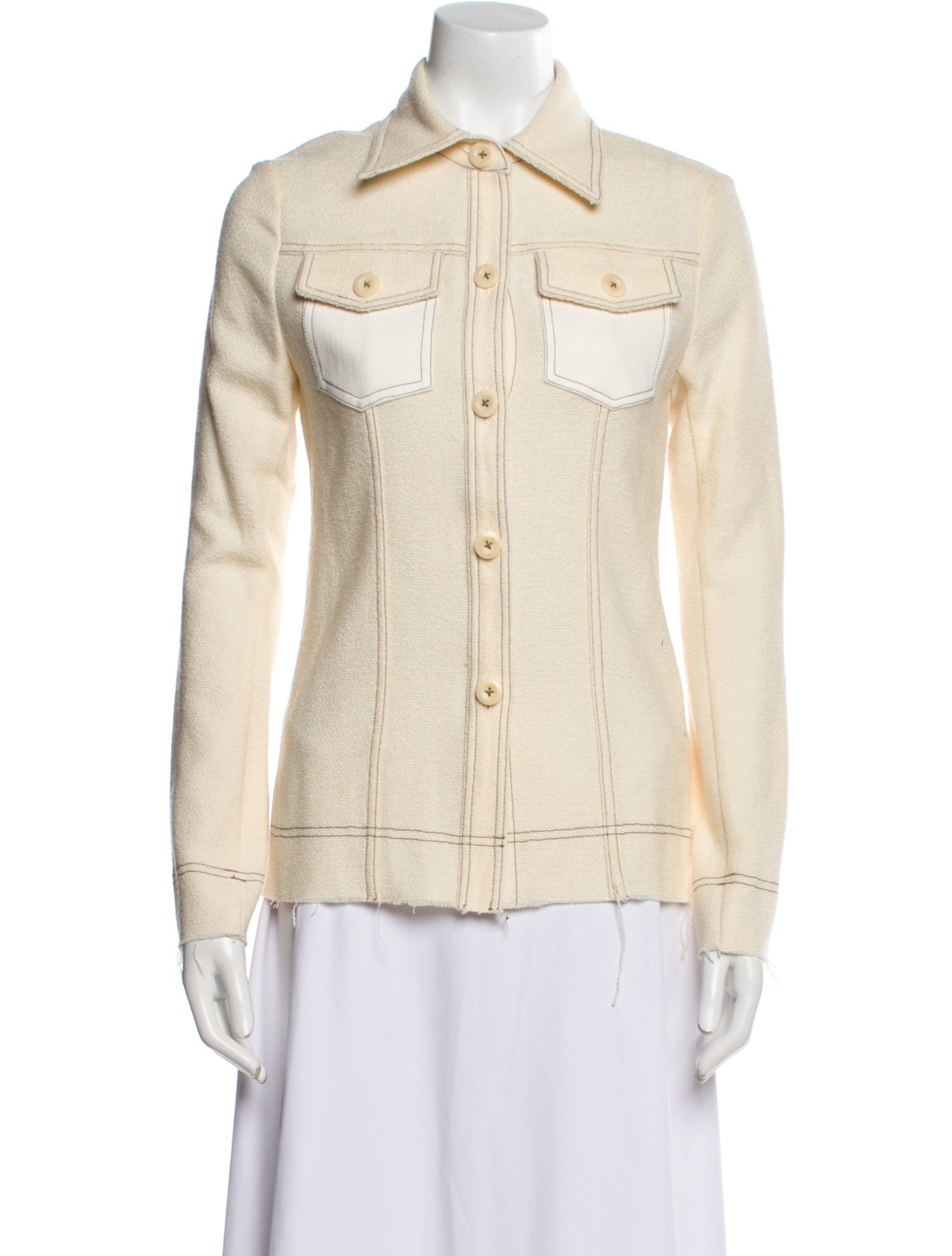 Le Kilt Wool Denim Jacket