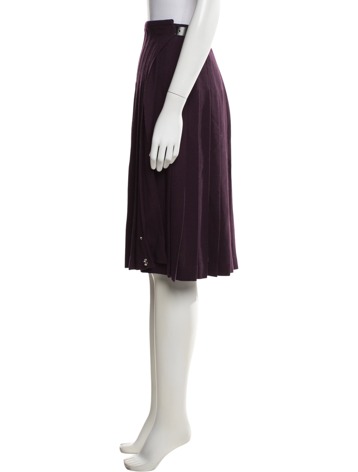 Le Kilt Wool Midi Length Skirt