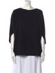 Louise Kennedy Bateau Neckline Three-Quarter Sleeve Top