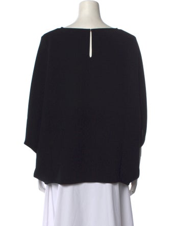 Louise Kennedy Bateau Neckline Three-Quarter Sleeve Top