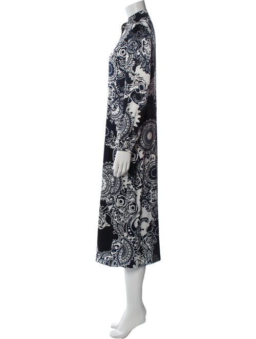 Louise Kennedy Silk Printed Nightgown