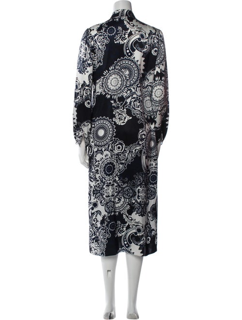 Louise Kennedy Silk Printed Nightgown
