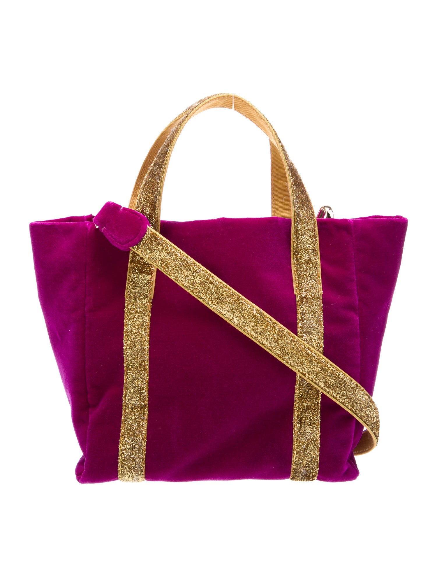 Le Lion Velvet Top Handle Bag