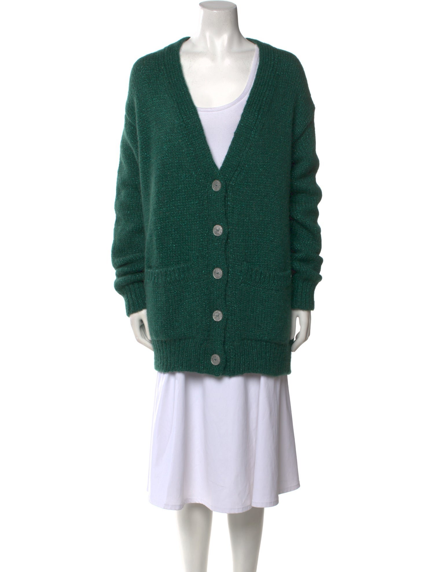 Le Lion Merino Wool V-Neck Sweater