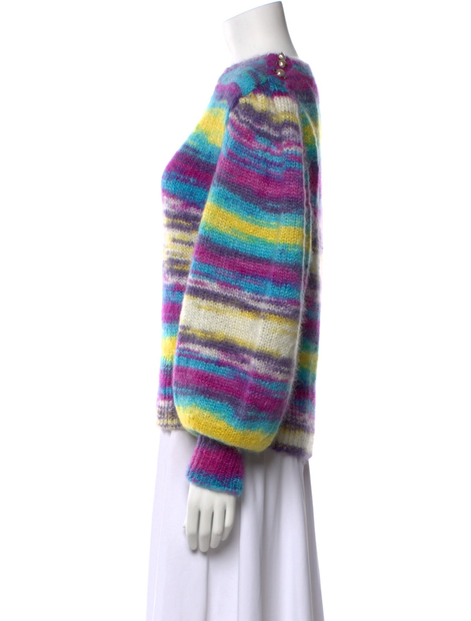 Le Lion Mohair Striped Sweater