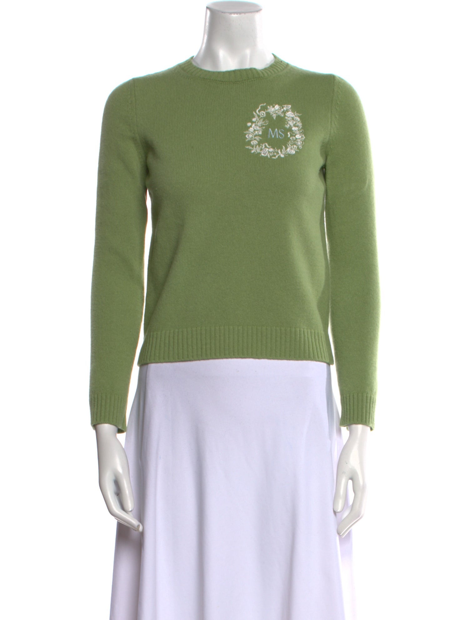 Le Lion Merino Wool Crew Neck Sweater