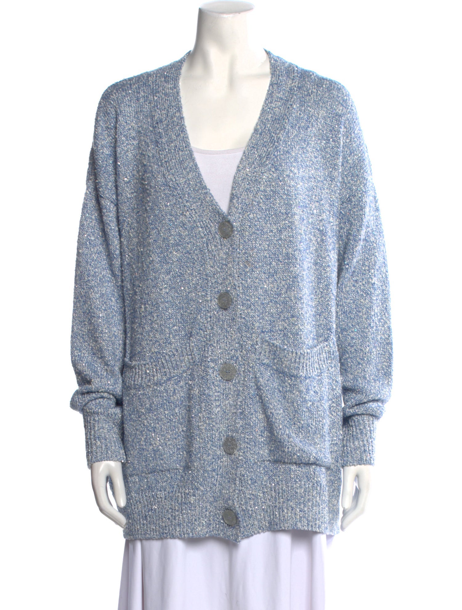 Le Lion Cashmere V-Neck Sweater