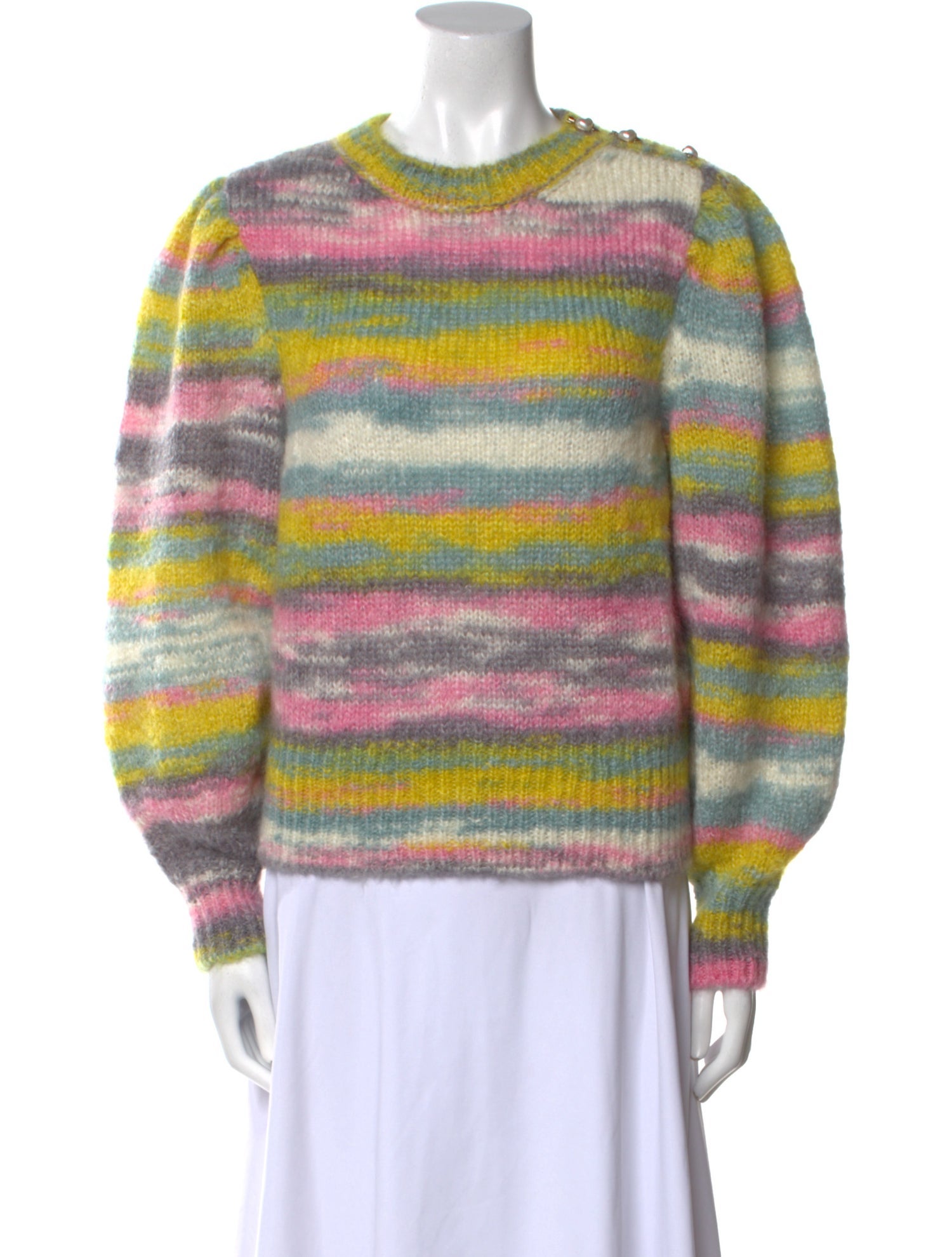 Le Lion Mohair Striped Sweater