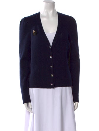 Le Lion Virgin Wool V-Neck Sweater