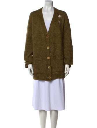 Le Lion Alpaca V-Neck Sweater