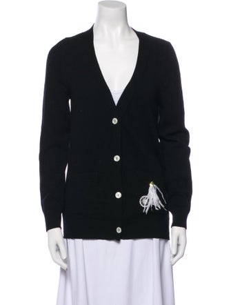 Le Lion Wool V-Neck Sweater