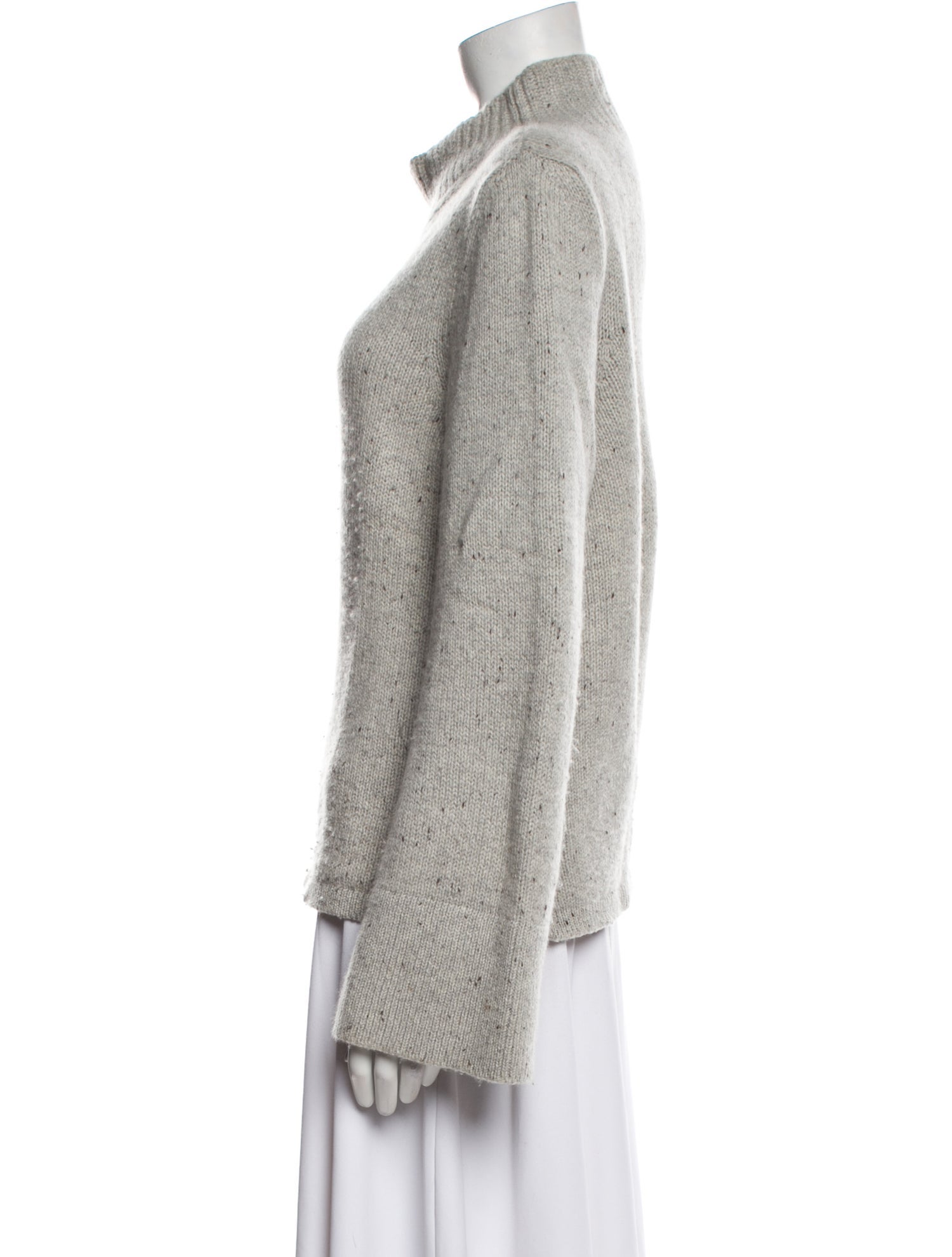 Le Lion Merino Wool Mock Neck Sweater
