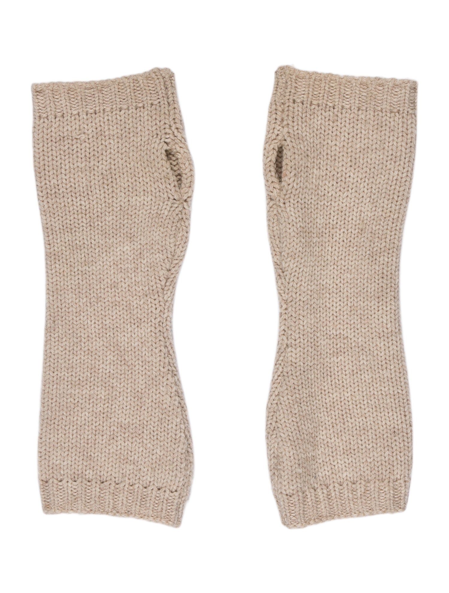 Le Lion Wool fingerless Gloves.