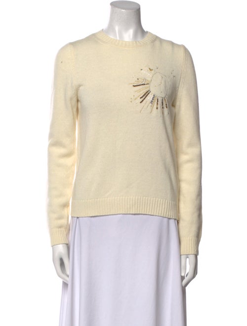 Le Lion Virgin Wool Crew Neck Sweater